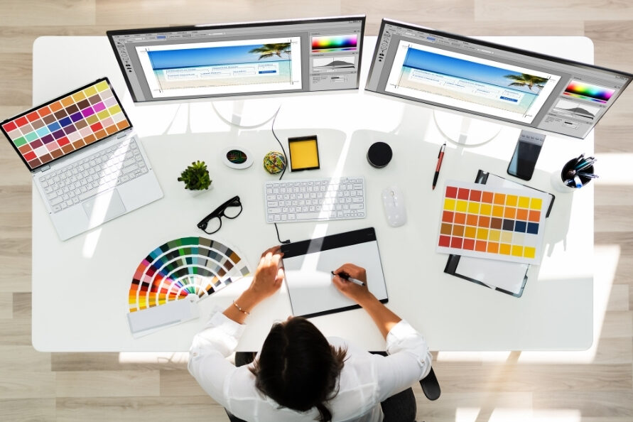 Web and graphic design services